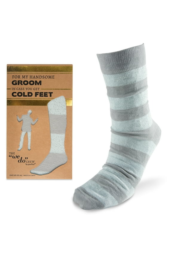 Company - Groom - Silver - Men's Cotton Blend Sock