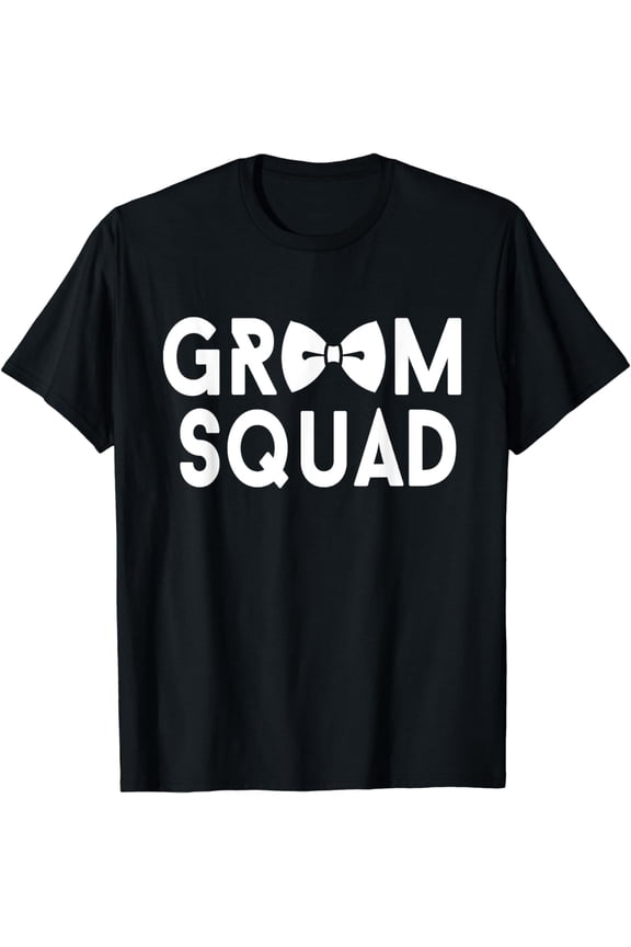 Groom Squad - Bachelor Party Stag Groomsmen Getaway Wedding T-Shirt