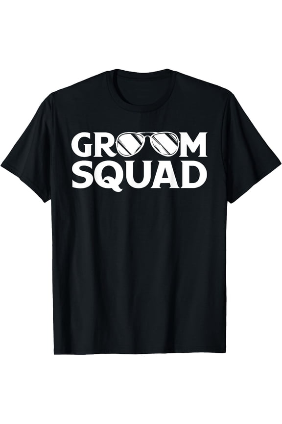 Groom Squad Groomsman Bachelor Party Wedding Matching T-Shirt, Unisex T-Shirt
