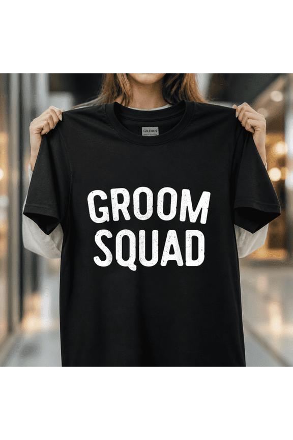 Groom Squad Shirt Funny Bachelor Party Drinking Unisex T-Shirt, S - 5XL