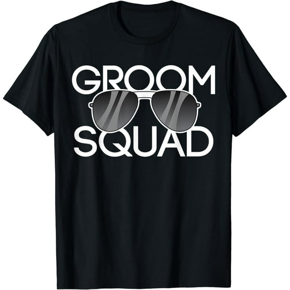 Groom Squad Sunglasses Wedding Bachelor Party T-Shirt