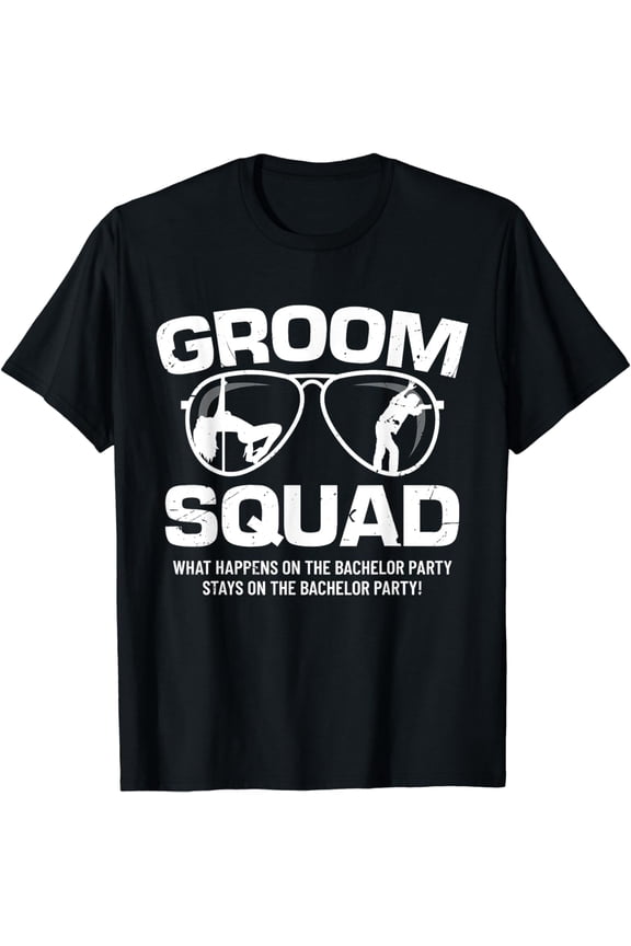 Groom Squad T Shirt | Bucks Groom Groomsmen | Bachelor Party T-Shirt