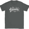 thumbnail image 1 of Groom T-Shirt Wedding Party Bride Event Group Tee - Charcoal, M, 1 of 1