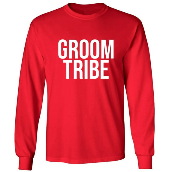 Groom Tribe Adult Long Sleeve T-shirt