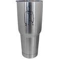 thumbnail image 1 of Groom Wedding Silhouettes Etched 30oz Stainless Steel Tumbler, 1 of 1