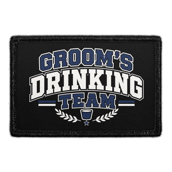 Groom's Drinking Team - Removable Patch