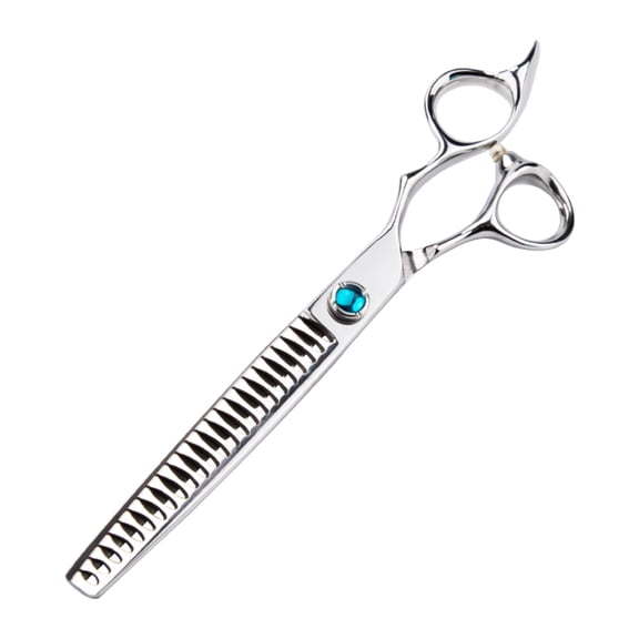 Groomer Essentials 8 in Chunker Dog Grooming Shears - 24-Tooth 440C Steel