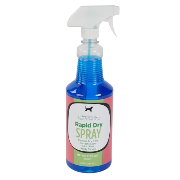 Groomer Essentials Rapid Dry Spray - Fast Drying and Conditioning - 32 oz.
