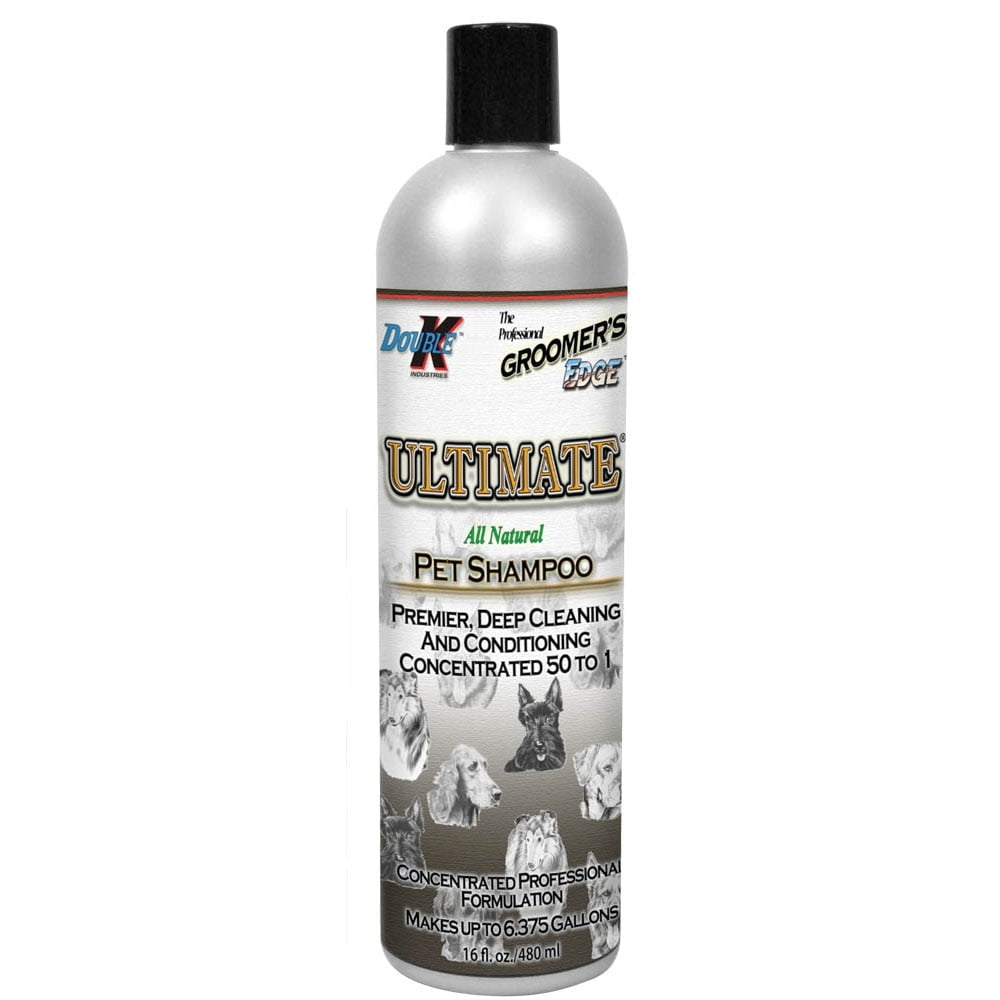 Groomer's Edge Ultimate Pet Shampoo | Deep Cleans and Conditions Dogs, Cats, Puppies, Kittens, Horses, Cattle | 16 ounce bottle