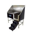 thumbnail image 1 of Groomers Best GB58EL-GR-R 58 in. Elite Bathing Tub with Right Drain - Grey, 1 of 1