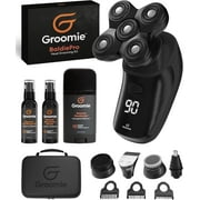 Groomie Crispy AF Full Electric Shaver Type Grooming Kit with Cordless Razor