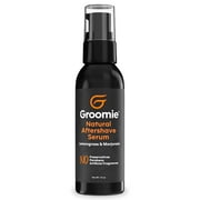 Groomie Natural Aftershave Serum, Razor Bump and Burn Treatment Lemongrass and Marjoram, 1 oz