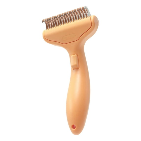 Grooming Brush Self Cleaning Metal Comb Detangling And Dematting Long Matted On Cats And Easy To Loose Undercoat One Click Removal Dog Accessories for Puppies Panniers For Small Dogs Dog