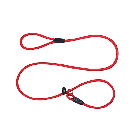 Nylon Dog Grooming Loop Leash Restraint for Tables & Tubs Noose Metal Easy Clean Pet,130 cm,Red