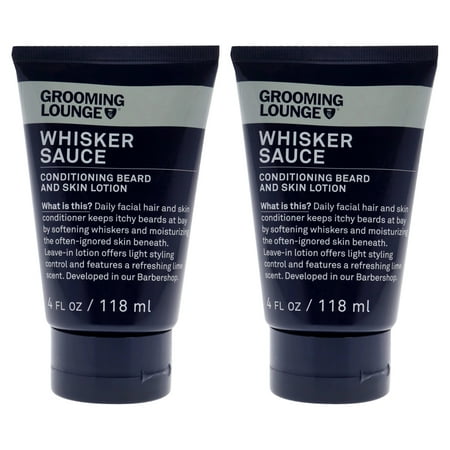 Grooming Lounge Whisker Sauce for Men, 4 Oz, (2 Pack)