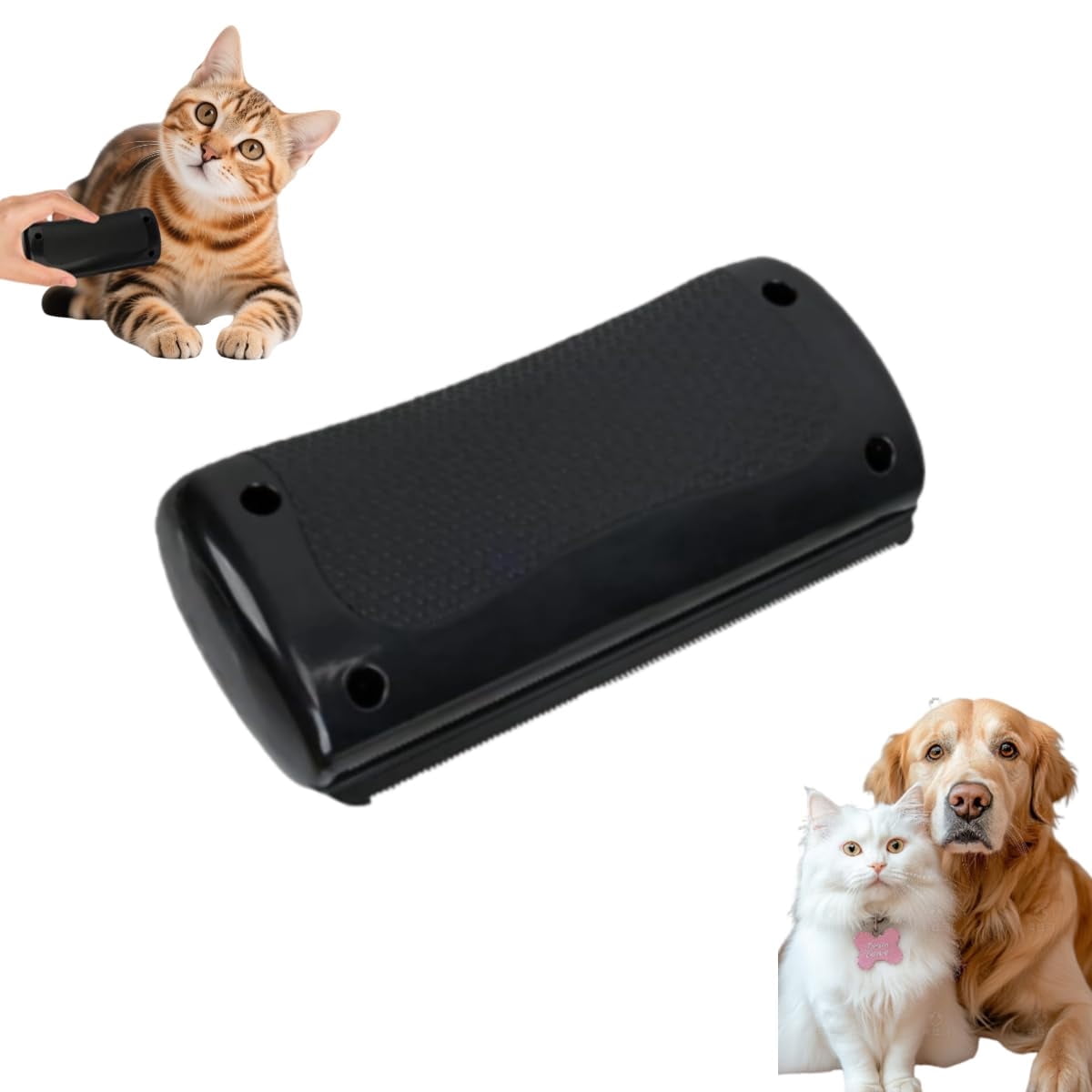 Grooming Plus Deshedding Brush for Dogs and Cats, Double Sided Grooming ...