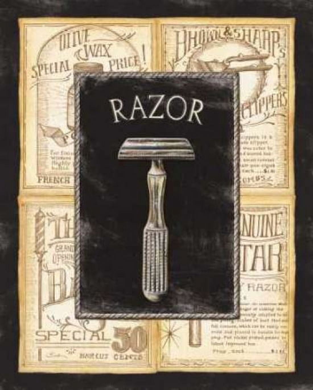 Grooming Razor Canvas Art - Charlene Audrey (22 x 28)
