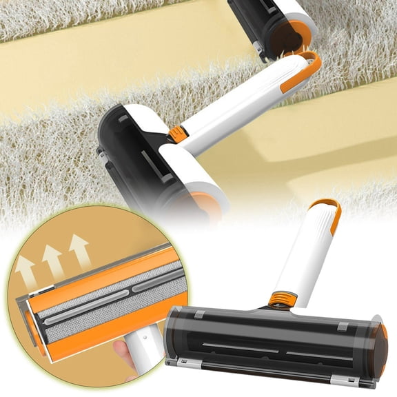Grooming Roller Brush Static Hair Remover with Double Cleaning Action for Pet Grooming Tool