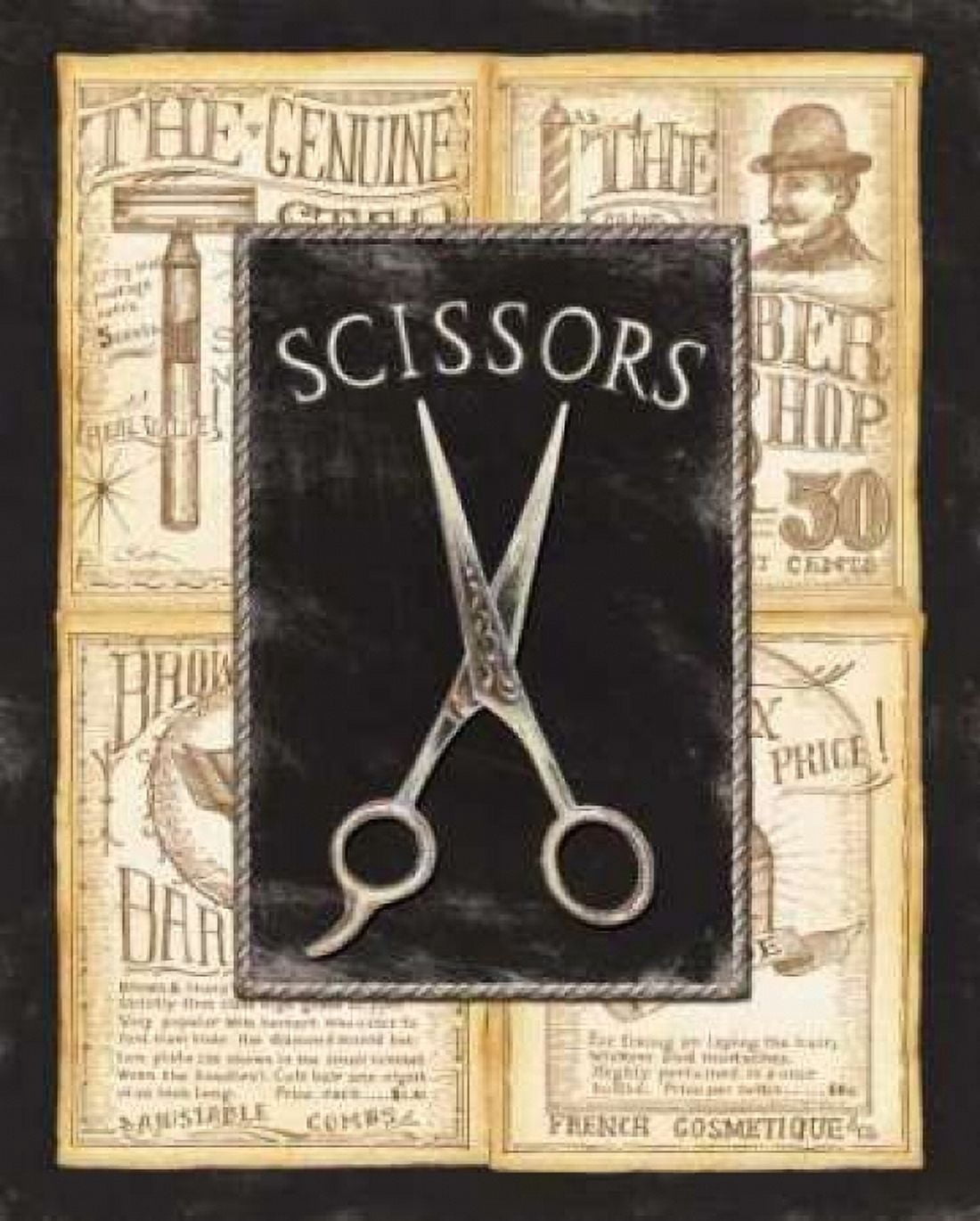 Grooming Scissors Canvas Art - Charlene Audrey (22 x 28)