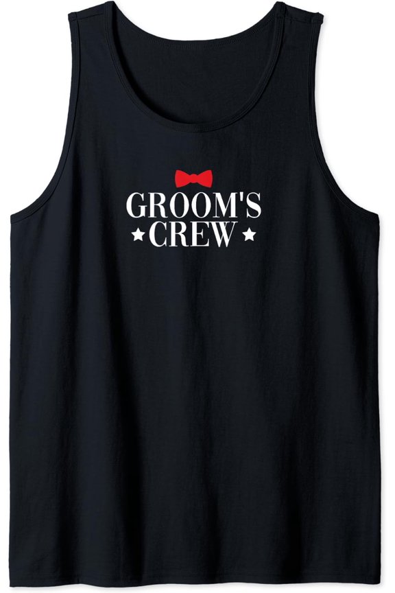 Grooms Crew Bachelor Party Groom Squad Tank Top Size S-3XL