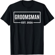 Groomsman Est Bachelor Party T-Shirt