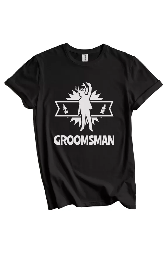 Groomsman Shirt Bachelor Party Wedding Shirt Gift For Men Women Unisex Tee