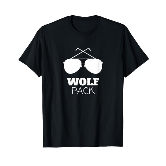 Groomsmen Gifts Bachelor Team Wolf Pack Funny Grooms Shirts T-Shirt
