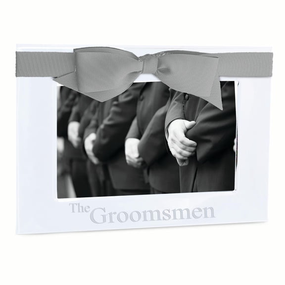 Groomsmen Silver-plated 4x6 Frame GM12193