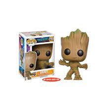 Groot 202 Funko Pop With Protector