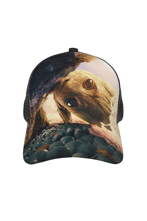 Cartoon Tree Baseball Cap for Men Women Mesh-Back Adjustable Classic Trucker Hat