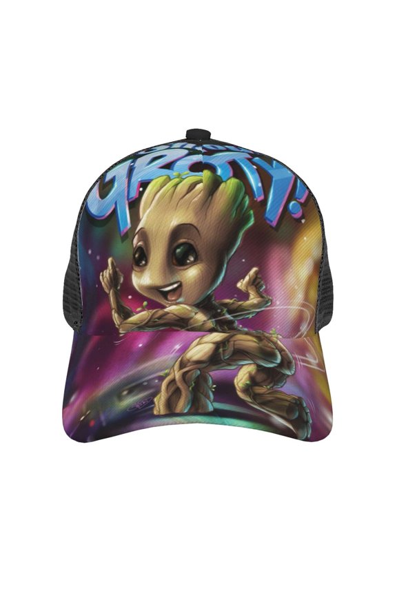 Cartoon Tree Baseball Cap for Men Women Mesh-Back Adjustable Classic Trucker Hat