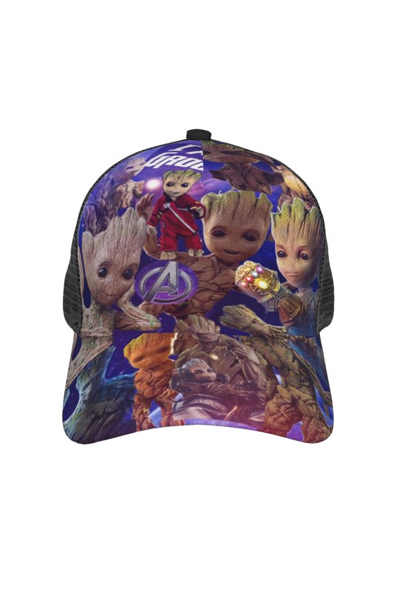 Cartoon Tree Baseball Cap for Men Women Mesh-Back Adjustable Classic Trucker Hat