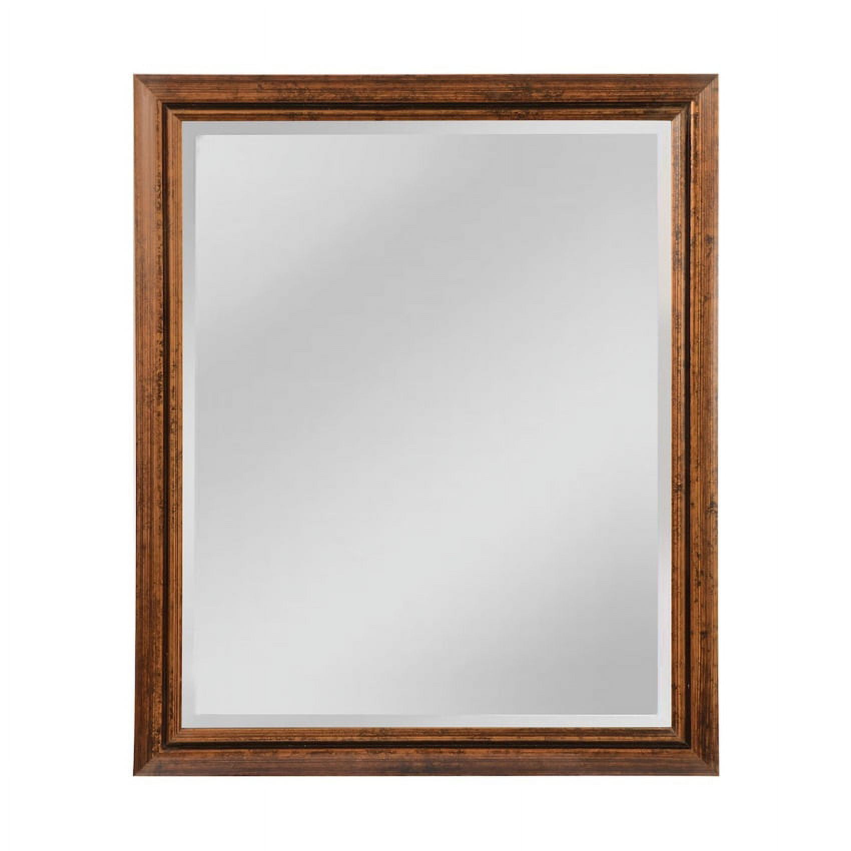 Groove Designed Frame, Beveled Mirror