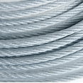 thumbnail image 1 of Groove Industrial 1/4" Galvanized Aircraft Cable Steel Wire Rope 7X19 (300 Feet), 1 of 3