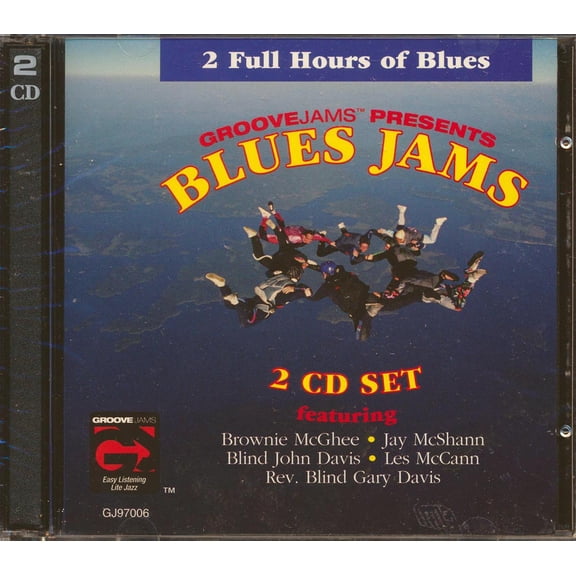 Brownie McGhee, Jay McShann, Blind John Davis, Les McCann, Rev Blind Gary Davis - Blues Jams (28 tracks) (2xCD) - CD
