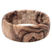 Groove Life Men?s Round Brown/Black Ring Silicone Water Resistant