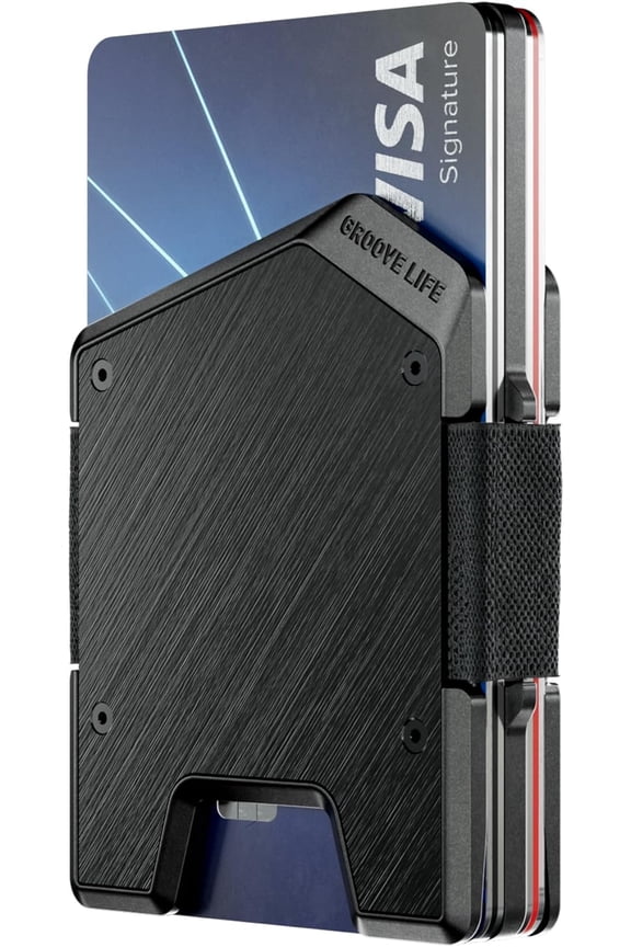 Stealth Slim RFID Blocking Aluminum Wallet Credit Card/Cash Holder
