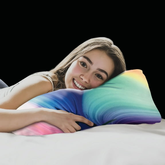 Groove Tie Dye Cluster Memory Foam Bed Pillow