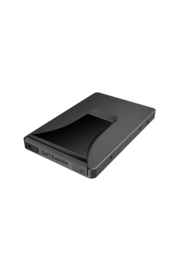 Groove Wallet with Money Clip Gun Metal Gray