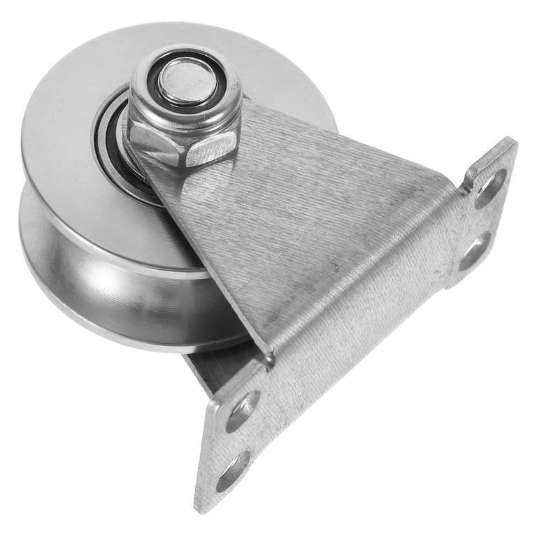 Groove Wheel Pulley Stainless Steel Pulley For Home Multipurpose Heavy Duty Grooved Pulley