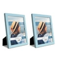 thumbnail image 1 of Grooved 8 in. x 10 in. Blue Picture Frame (Set of 2), 1 of 8
