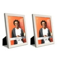 thumbnail image 1 of Grooved 8 in. x 10 in. White Picture Frame (Set of 2), 1 of 8