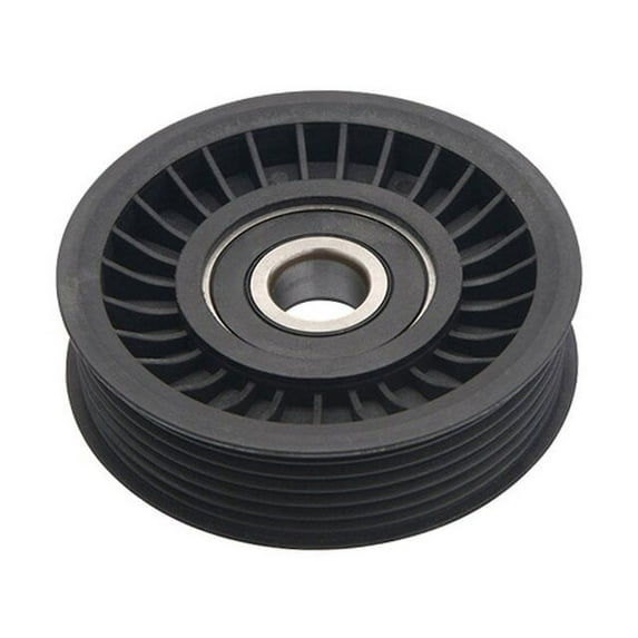 Grooved Pulley Accessory Belt Idler Pulley - Compatible with 2003 - 2005 Lincoln Aviator 4.6L V8 GAS 2004