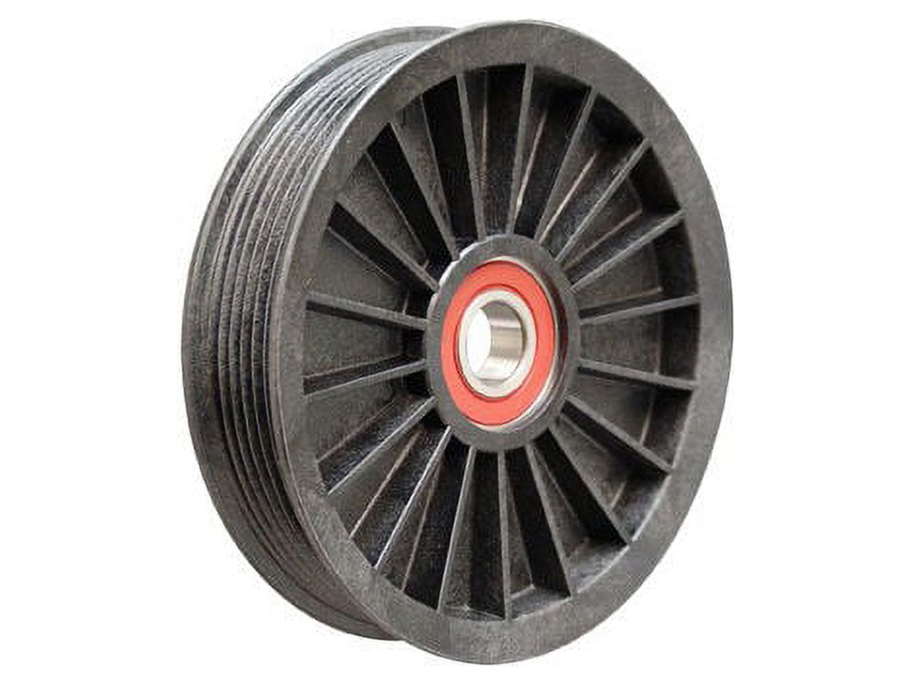 Grooved Pulley Accessory Belt Idler Pulley - Compatible with 2003 - 2006 Jeep Wrangler 2.4L 4-Cylinder 2004 2005