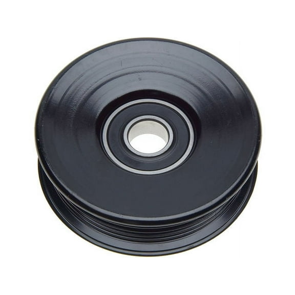 Grooved Pulley Accessory Belt Idler Pulley - Compatible with 2005 - 2010 Ford Mustang 4.6L V8 GAS - AC Delco