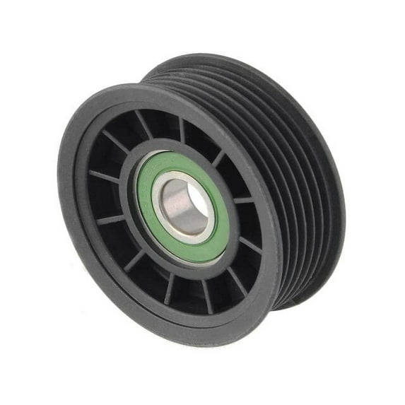 Grooved Pulley Accessory Belt Idler Pulley - Compatible with 2007 - 2008 Saturn Aura 3.5L V6 GAS