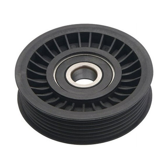 Grooved Pulley Accessory Belt Idler Pulley - Compatible with 2007 - 2010 Ford Explorer Sport Trac 4.6L V8 GAS 2008 2009