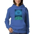 thumbnail image 1 of Groovy 70S Style Ufo Hoodie Women -Image by Shutterstock, Female 5X-Large, 1 of 4
