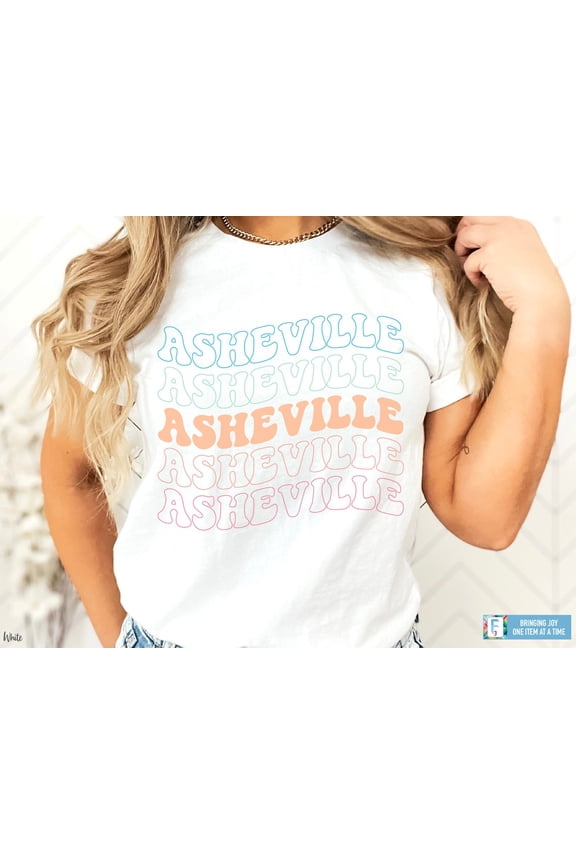Groovy Asheville Bachelorette Party Shirt Asheville Retro Bachelorette Tee Asheville Girl's Trip Shirt Girls Weekend Asheville Bachelorette Tshirt All Size S-5XL