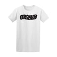 thumbnail image 1 of Groovy Banner Word Art Tee Men's -Image by Shutterstock, 1 of 2